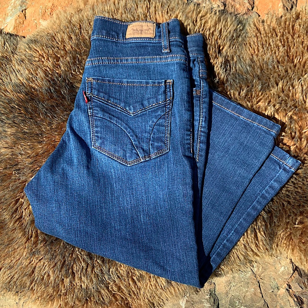 Levi's 512 Perfectly Slimming Denim Capris